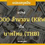 18 ล้านวอนเท่ากับกี่บาท